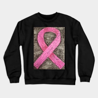 Pink Breast Cancer Ribbon Crewneck Sweatshirt